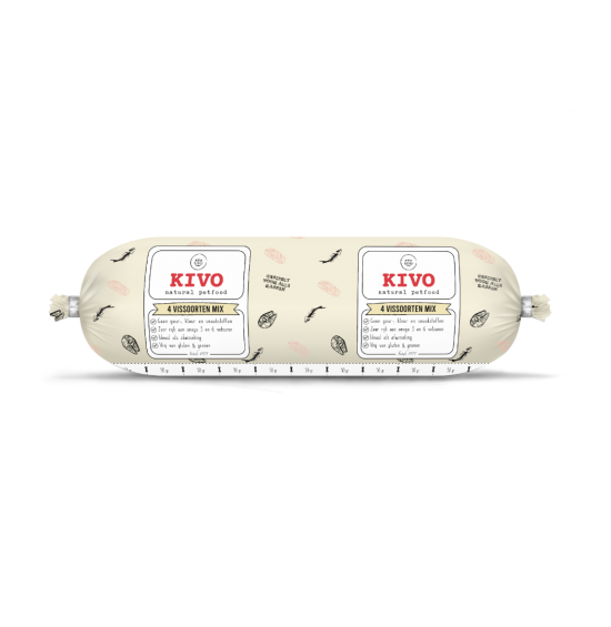 4 vissoorten mix 500 gram